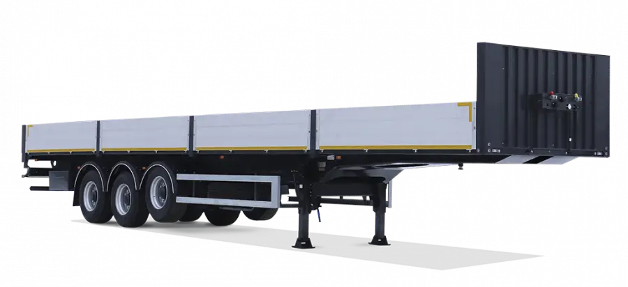 Полуприцеп бортовой с кониками Тонар B3-13/K (9888)